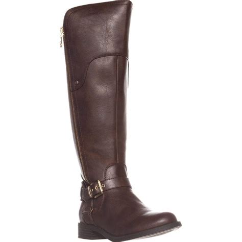G By Guess Womens Harson5 Leather Closed Toe Knee High Riding Boots