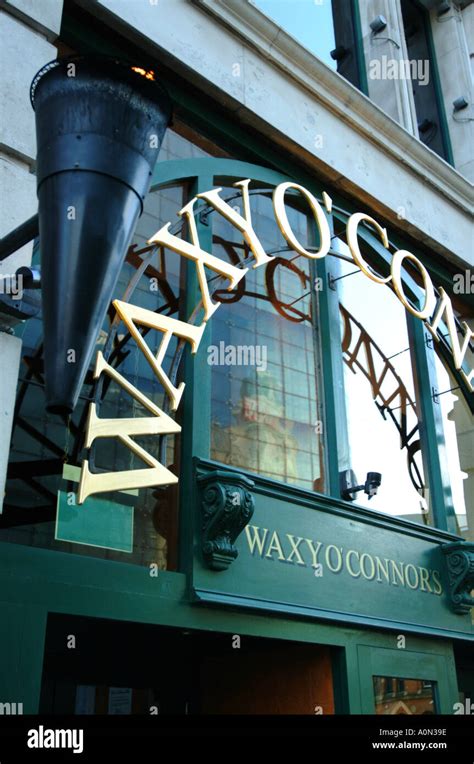 Waxy O Connors Irish Theme Bar Manchester England Stock Photo Alamy