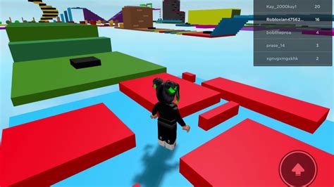 Playing Parkour Obby On Roblox Youtube