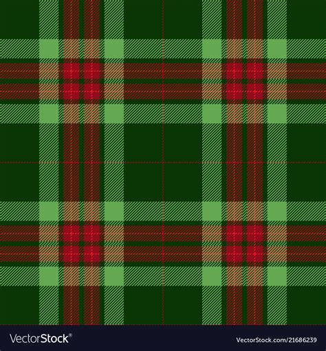 Christmas Tartan Plaid Seamless Pattern Royalty Free Vector