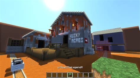 Team Fortress 2 Payload Map I Built With Shader On Rminecraft
