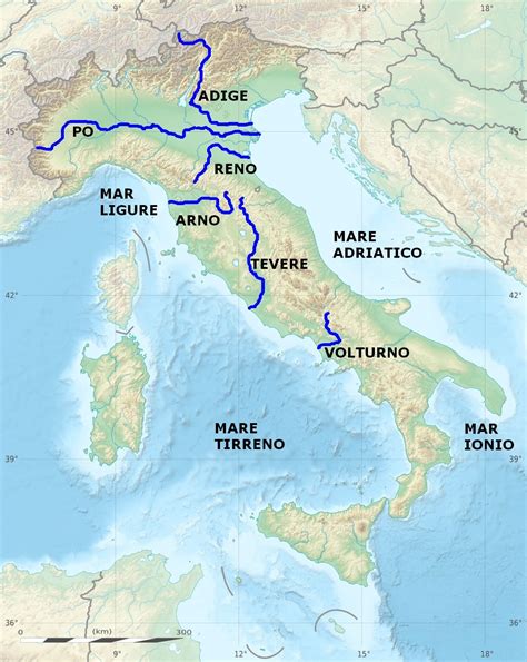 Italy Map Rivers Quote Images Hd Free