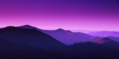 Purple Is My Thing Nc Mountains Purple Sky Mountains