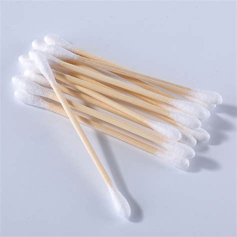 Cotton Swabs Wooden Stick Cotton Ear Buds Pack 800pcsset By Ayfa