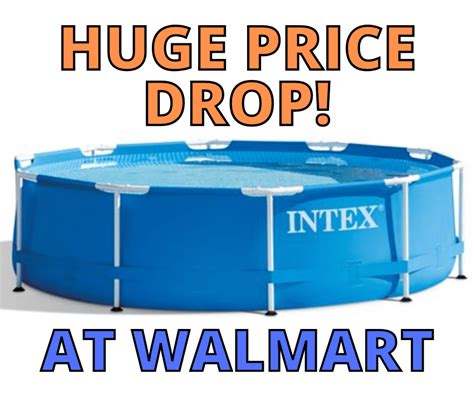 Intex 10′ X 30″ Metal Frame Above Ground Swimming Pool 50 Off