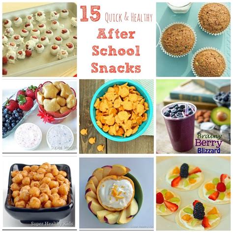 15 Quick And Healthy After School Snacks Home And Life Tips