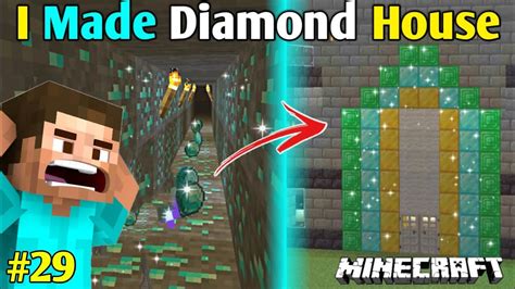 I Made Diamond House Minecraft Gameplay In Hindi Minecraft Gameplay