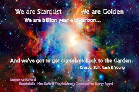 We Are Stardust Shambahalla And New Earth