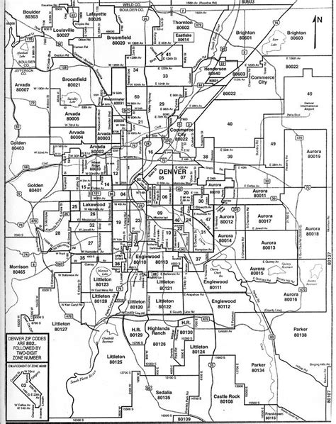Denver Metro County Map