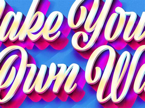 Make Your Own Way By Chris Rushing For Godaddy On Dribbble