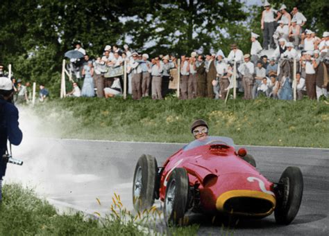 Tamer motors, motor racing and a lover god speed. Juan Manuel Fangio driving a Maserati 250F at the 1957 ...