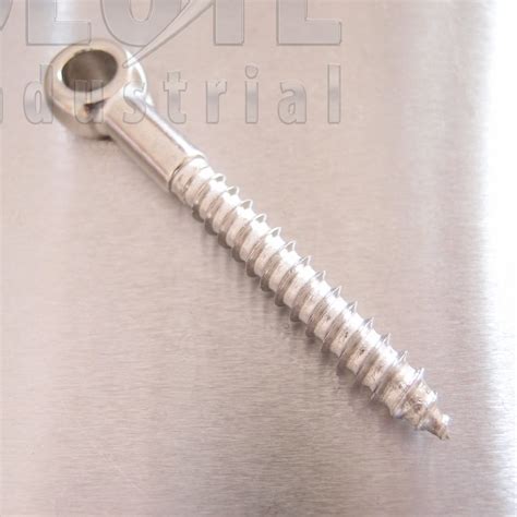 Stainless Steel Woodscrew Eye Bolt With Small Eye Aisi 316 From