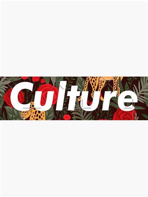 Migos Culture Yrn Floral Box Logo Sticker For Sale By Smithdigital