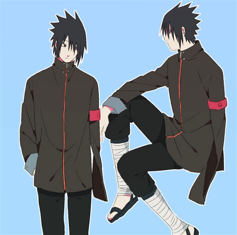 Hes Wearing Narutos Jacket Sasuke Sakura Sarada Sasuke And