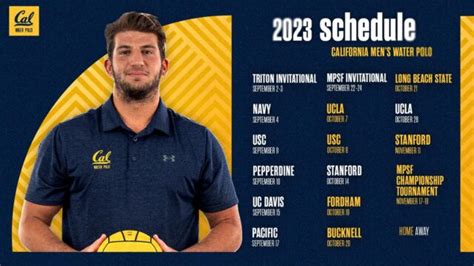 Cal Mens Water Polo Announces 2023 Schedule