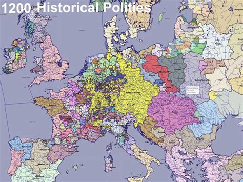 Map Of Europe 1100 Ad Map