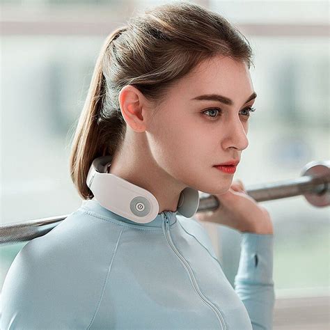 [free Shipping] Cervical Spine Massager Bluetooth Soothing Shoulder And Neck Pulse Neck