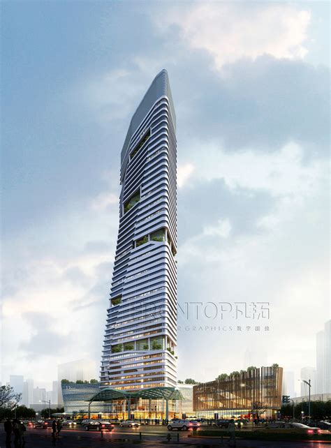 High Rise Visualization Roye Frontop Cgarchitect Architectural
