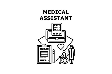 Medical Assistant Icon Vector Illustration By Vectorwin Thehungryjpeg