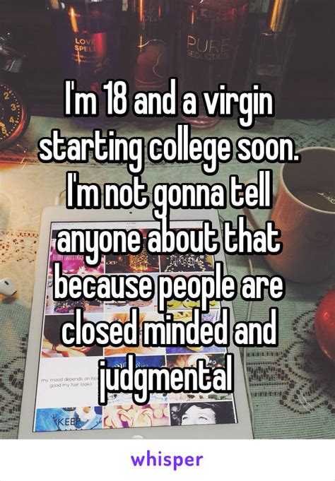 confession i m entering college as a virgin