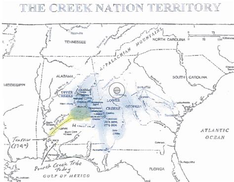 Creek Indians In Georgia Maps