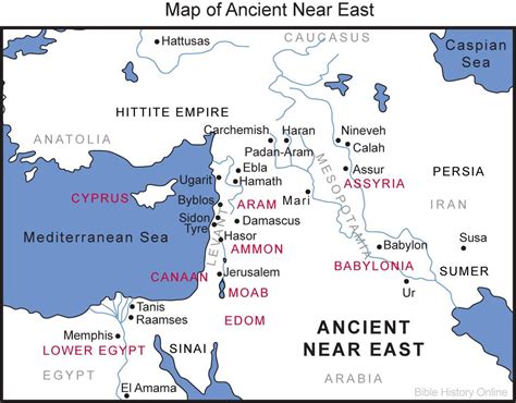 Best Map Of Mesopotamia Ancient Near East Bible History Bible Mapping