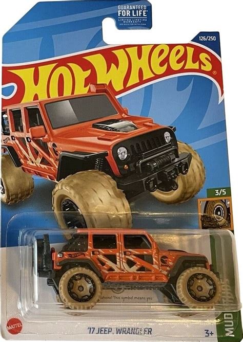 17 Jeep Wrangler Hot Wheels 2022 Treasure Hunt