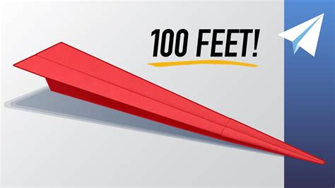 Easy Paper Airplane That Flies Really Far — Over 100 Feet — How To