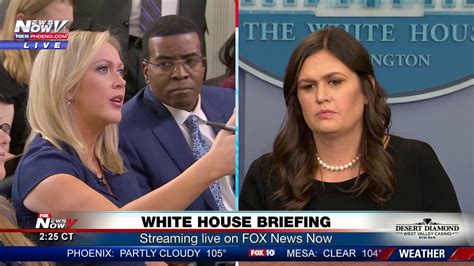 Tense Moments Between Reporters Sarah Sanders At White House Press