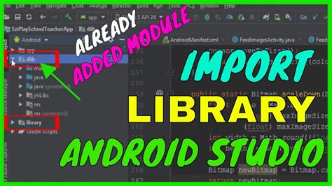 Import Library In Android Studio Import Existing Module In Android