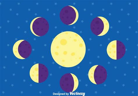 Moon Phase Vector Download Free Vector Art Stock Graphics And Images