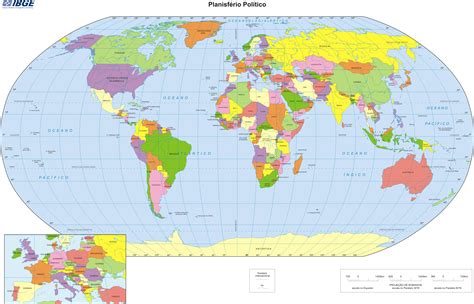 Mapa Mundi Politico Tesmapa