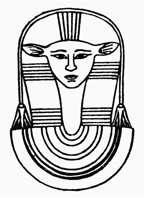 Egyptian Symbol Hathor Nhathor The Ancient Egyptian Goddess Of The Sky And Of Women