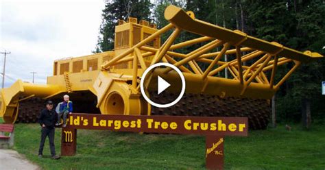 Biggest Tree Crusher In The World Letourneau G175 2 Muscle Cars Zone