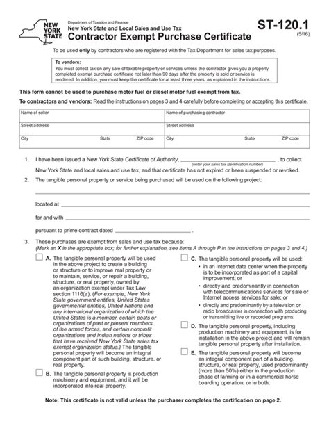 Nys St 119 1 Fillable Form Printable Forms Free Online