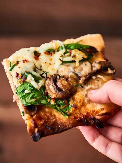 Caramelized Onion And Mushroom Pizza Recipe Easy Vegetarian Recipe