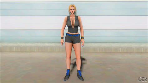 Doa Tina Armstrong Short Leather Suit V1 For Gta San Andreas