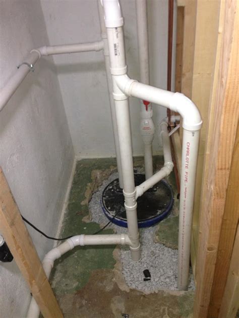 Basement Bathroom Sewage Ejector Pump Installation Diagram Juluboy