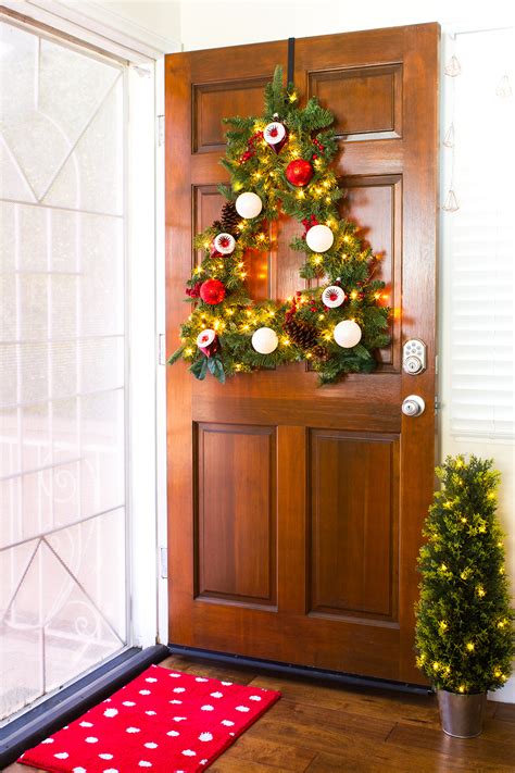 You Can Easily Create A Christmas Tree Shaped Wreath For Your Front