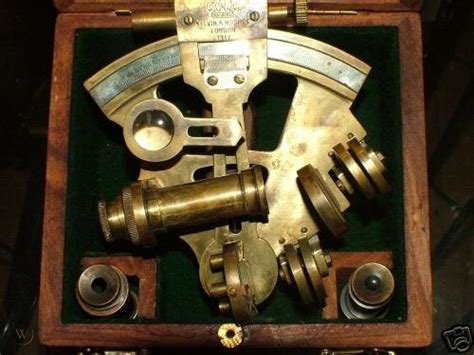 kelvin hughes nautical sextant brass 1917 london box 16716235