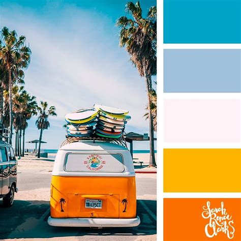 Beach Vibes Summer Color Palettes Click For More Color Schemes