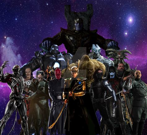 Marvel Cinematic Universe Villains By Arkhamnatic On Deviantart