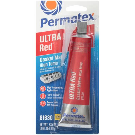 Permatex Ultra Red Rtv Silicone Gasket Maker Oz