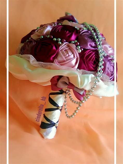 Maybe you would like to learn more about one of these? Elegant Bridal Bouquets using ribbon flower | Elegant ...