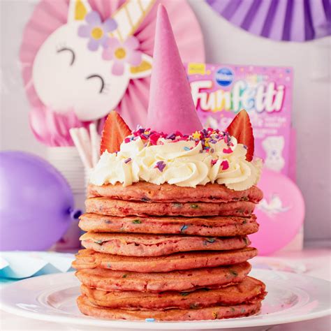 Funfetti Unicorn Pancakes Pillsbury Baking