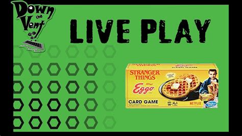 You can't escape the upside down without some delicious eggo waffles! Stranger Things Eggo Card Game - Live Play - YouTube