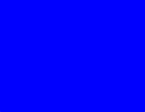 Pure Blue Test Screen