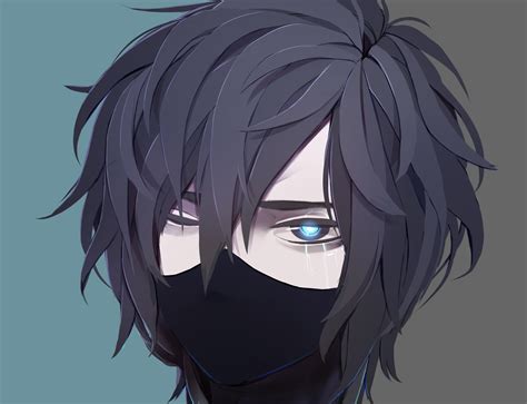 Cute Anime Boys With Black Hair Download Transparent Anime Boy Png For