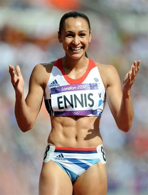 Jessica Ennis Hill Athlete Heptathlon Sporty Girls Sports Women