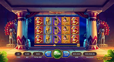pharaoh s treasure slot game on behance